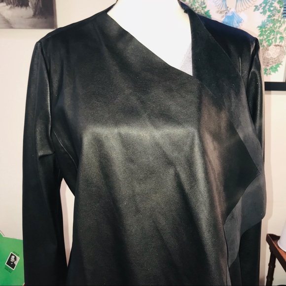 Zara Leather/Suede Jacket🖤 - Picture 6 of 8